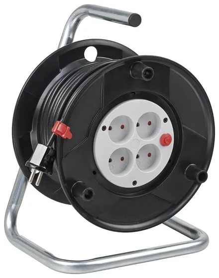 Brennenstuhl kabelvinda Basic utan jord PVC 25m